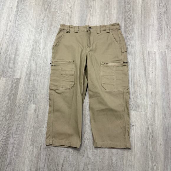 Duluth Trading Co. Fire Hose Relaxed Cargo Work Pants Men's 38x30 (Fits 38x26) - Picture 1 of 11